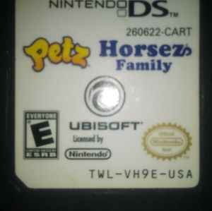 Petz horsez family Nintendo ds